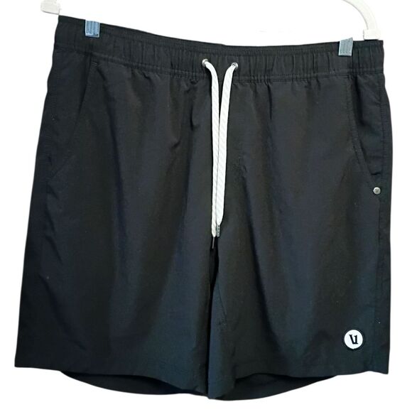 Men's Kore Short VUORI Size Large Black Anti Odor Lined Sustainable - Picture 2 of 6